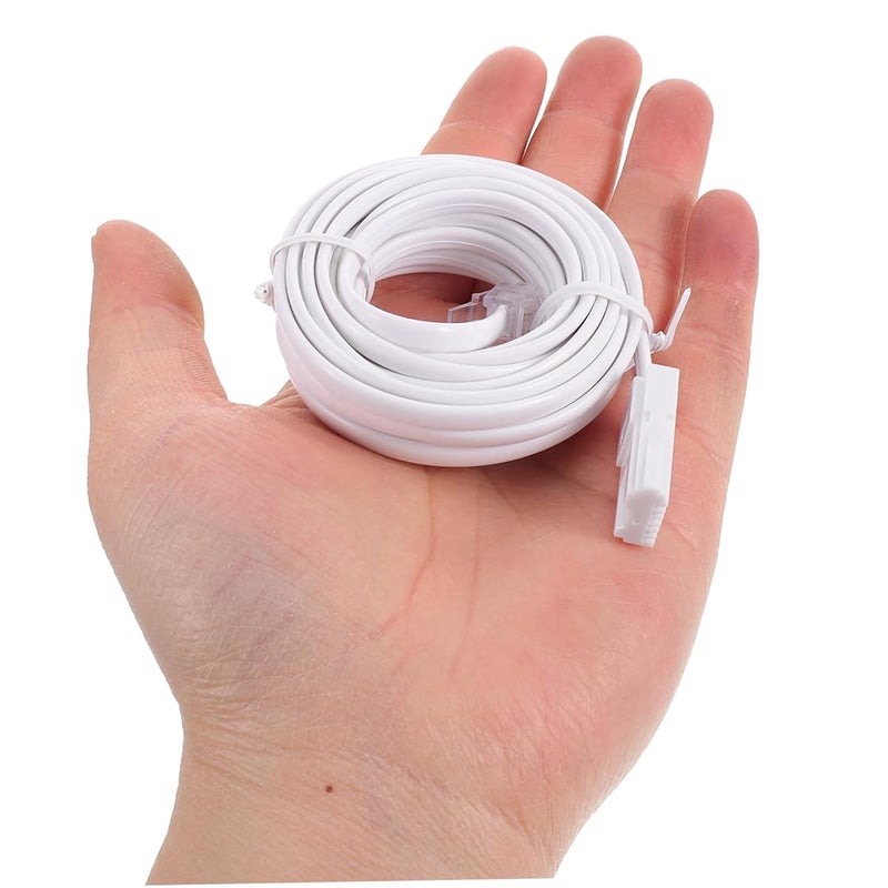 Lurrose 3 Meter British Phone Cord Extension Cable for Landline Modem Fax Easy Install - Image 4